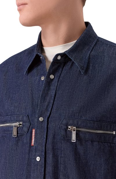 Джинсовая рубашка DSQUARED2, арт. S74DM1009/D30029, фото 5