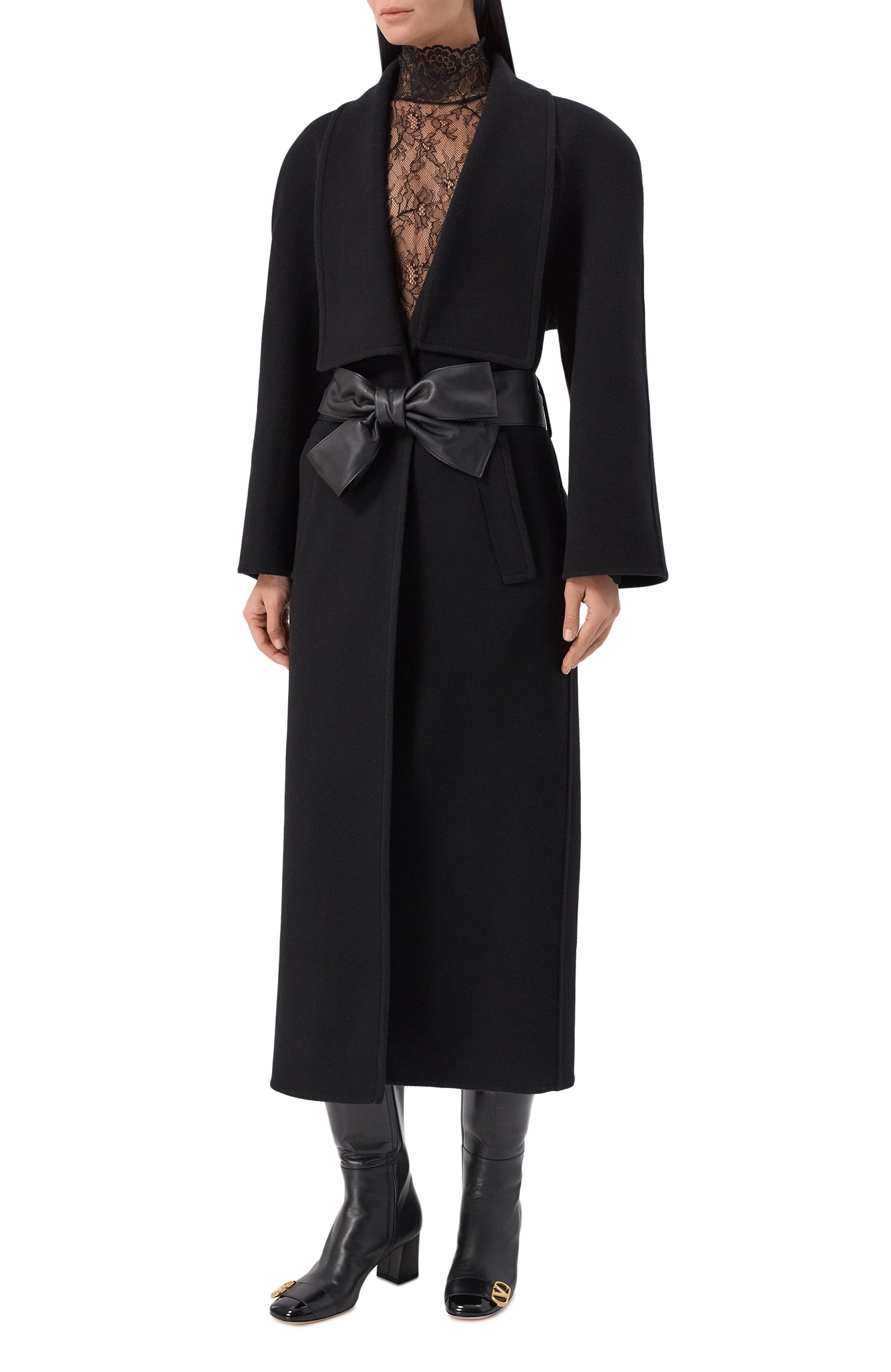Пальто из шерсти и кашемира VALENTINO, арт. 9B0CA8K7/AG6, фото 3
