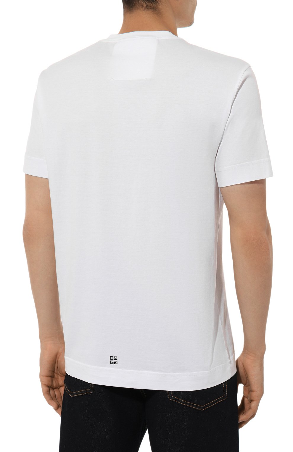 Хлопковая футболка GIVENCHY, арт. BM716G/3YAC, фото 4