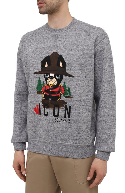 Хлопковый свитшот DSQUARED2, арт. S79GU0047/S25477, фото 3