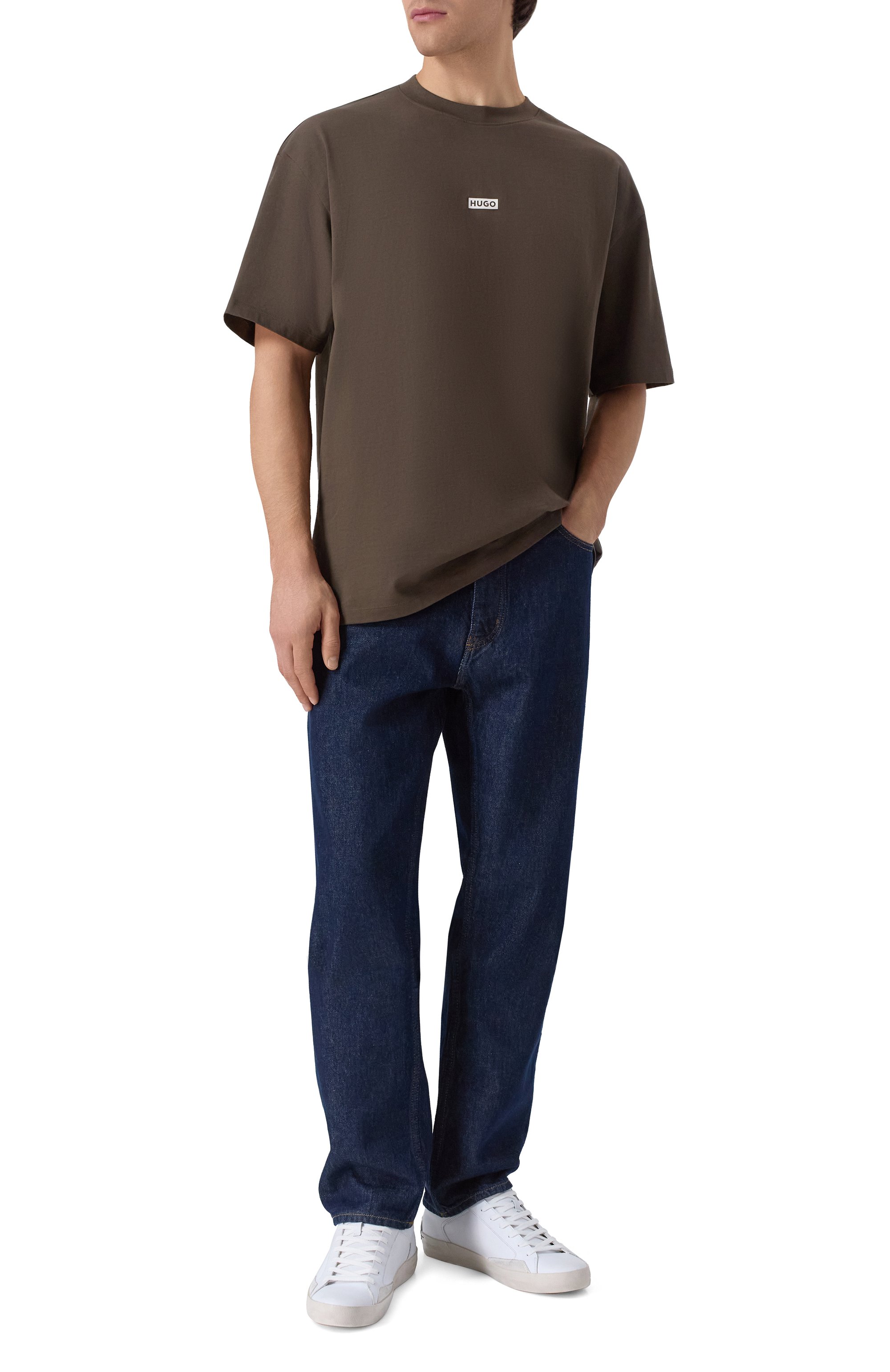 Джинсы jonah HUGO BLUE темно-синего цвета по цене 14950 руб., арт. 50511484, фото 2 Джинсы jonah HUGO BLUE, арт. 50511484, фото 2