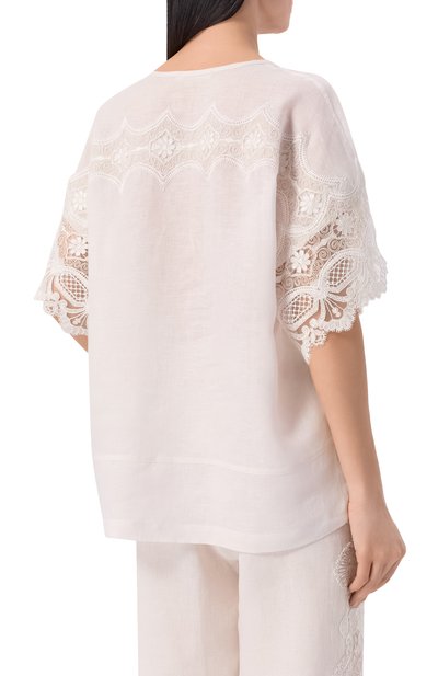 Топ изо льна и вискозы MAURIZIO, арт. W08460881, фото 4