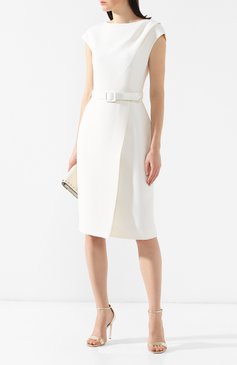 Платье из смеси шерсти и шелка OSCAR DE LA RENTA, арт. 19RN608SWR, фото 2