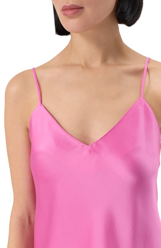 Шелковый топ Eva B.Bitzer 27318213 Розовый  27318213 Фото 5