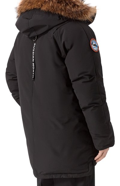 Пуховая парка mir-1 с меховой отделкой ARCTIC EXPLORER, арт. MIR_BLK, фото 4