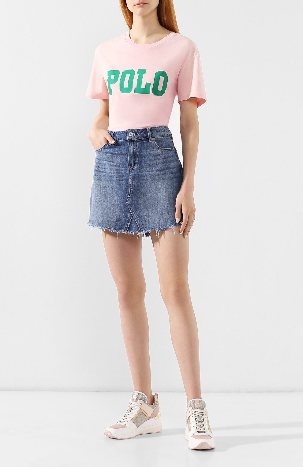 Комбинированные кроссовки georgie MICHAEL MICHAEL KORS, арт. 43S9GEFS3L, фото 2