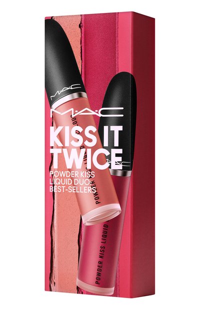 Набор для губ kiss it twice powder kiss liquid duo best-sellers MAC, арт. NY5P-01, фото 4