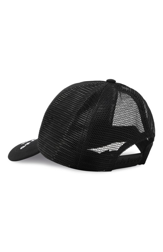 Хлопковая бейсболка Palm Angels PMLB068F25FAB001 Чёрный  PMLB068F25FAB001 Фото 2