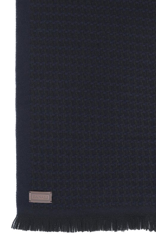 Шерстяной шарф Canali 06/TF00315 Синий  06/TF00315 Фото 4