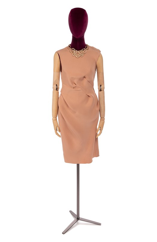 

Платье из смеси вискозы и шелка Lanvin, Розовый
