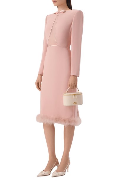 Сумка vlogo VALENTINO кремового цвета по цене 154500 руб., арт. 9W2P0AX8/SNP, фото 3 Сумка vlogo VALENTINO, арт. 9W2P0AX8/SNP, фото 3