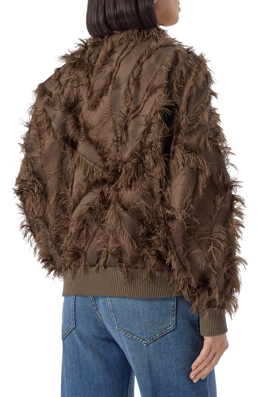 Бомбер Brunello Cucinelli MP931HG926 Коричневый  MP931HG926 Фото 4