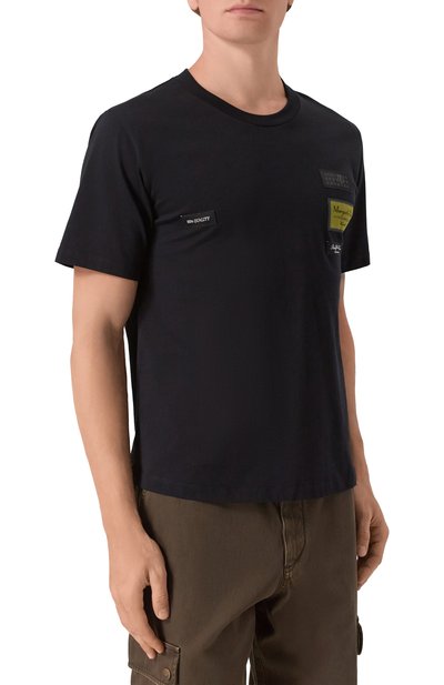 Хлопковая футболка MM6, арт. SH0GC0069/S24311_001, фото 4