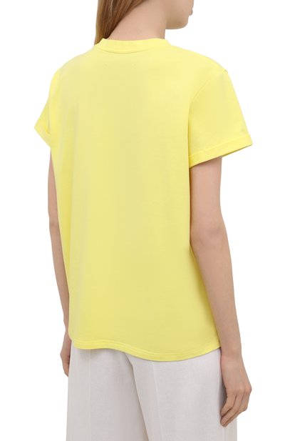 Хлопковая футболка SEVEN LAB, арт. T21-OLL G01 yellow, фото 4