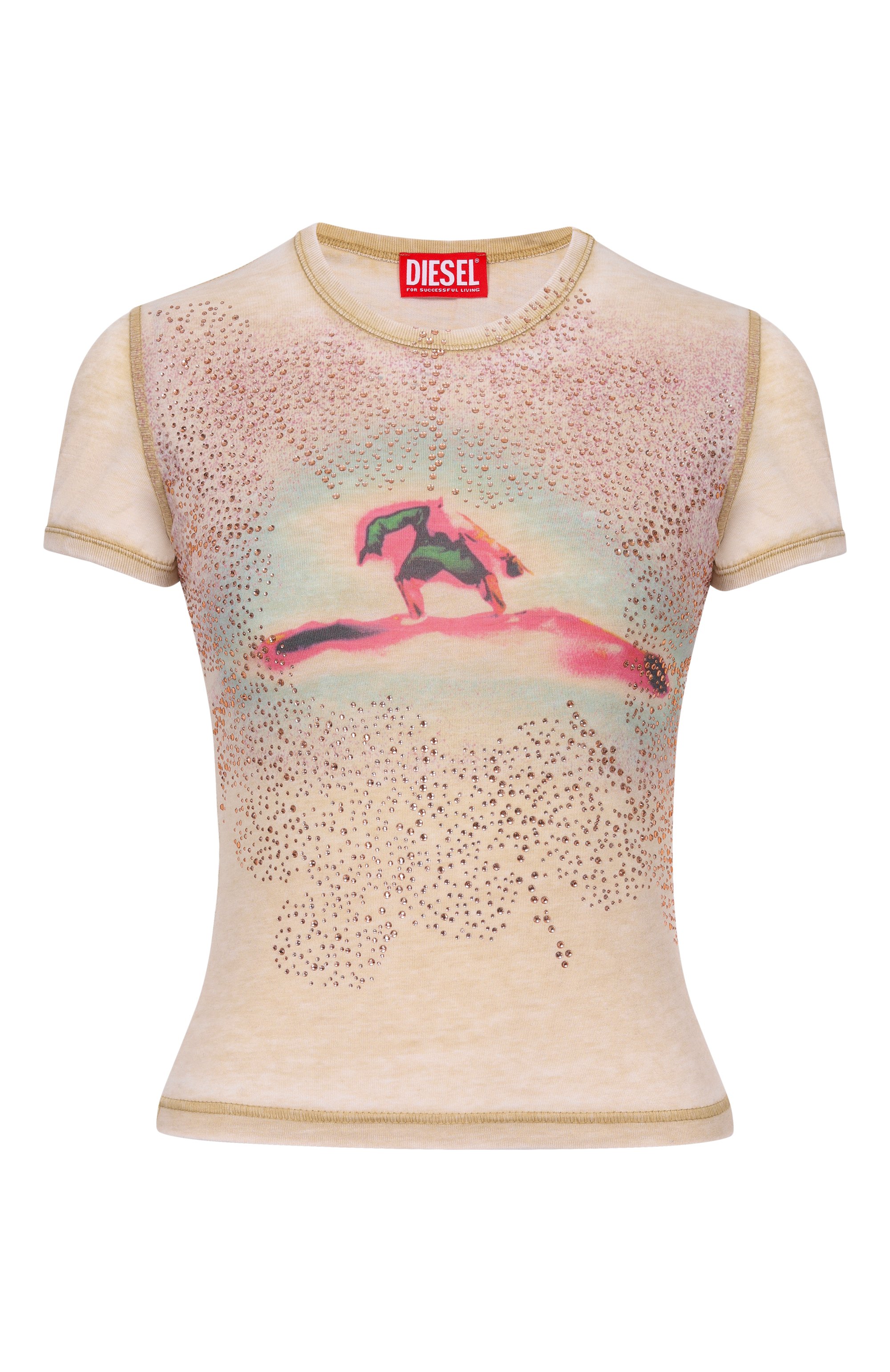 Футбо лка с отделкой стразами DIESEL, арт. A21826/0PLBQ, фото 1