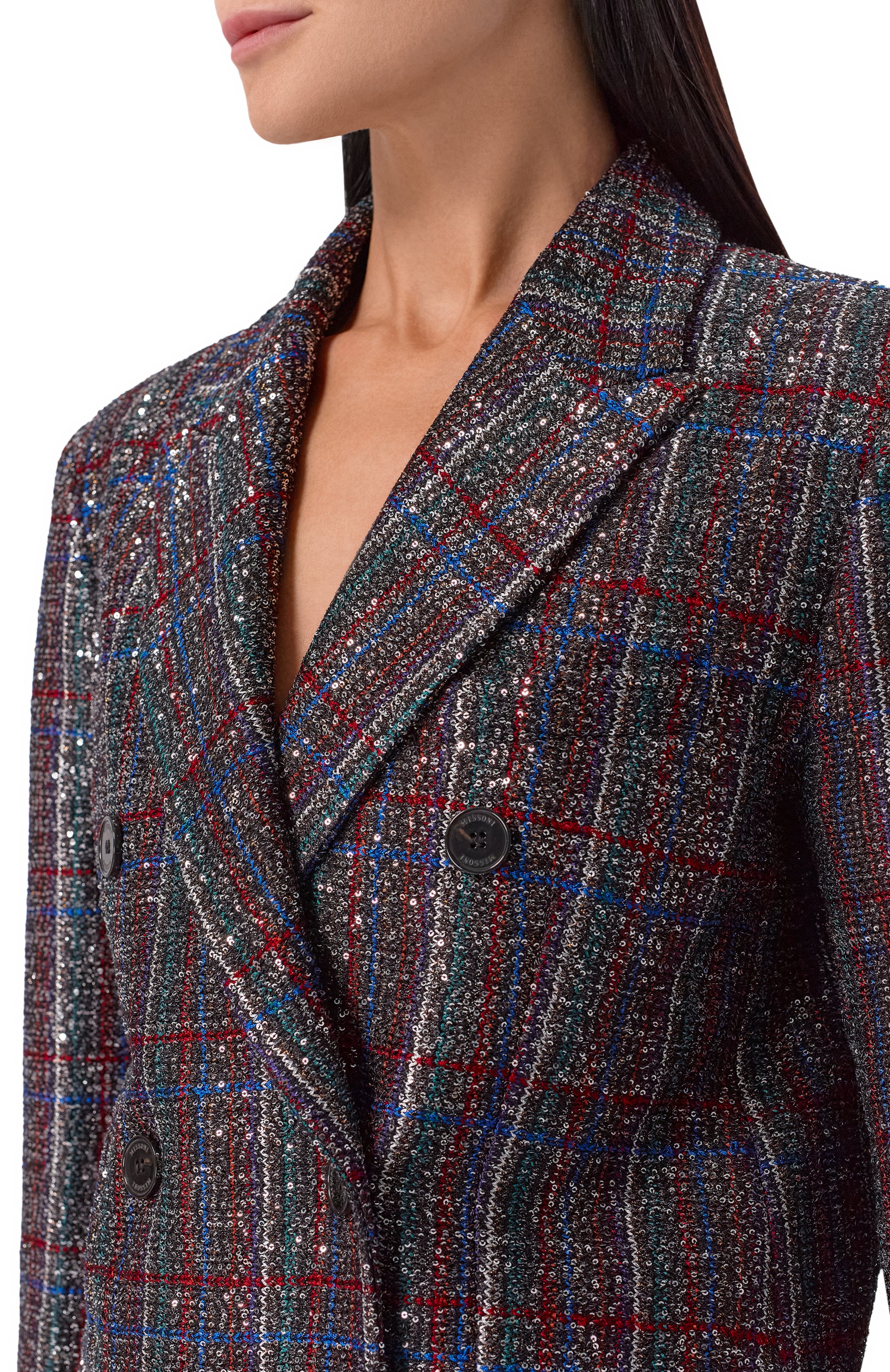 Жакет с отделкой пайетками MISSONI разноцветного цвета по цене 328000 руб., арт. DS25WF09/BC005V, фото 5 Жакет с отделкой пайетками MISSONI, арт. DS25WF09/BC005V, фото 5