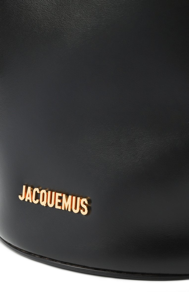 Женская сумка-тоут le bambola JACQUEMUS черного цвета, арт. 25E251BA412/3000 | Фото 3 (Автоматизация ТО: Проставлено; Автоматизация состава: Проставлено; Материал: Натуральная кожа; Размер: medium)
