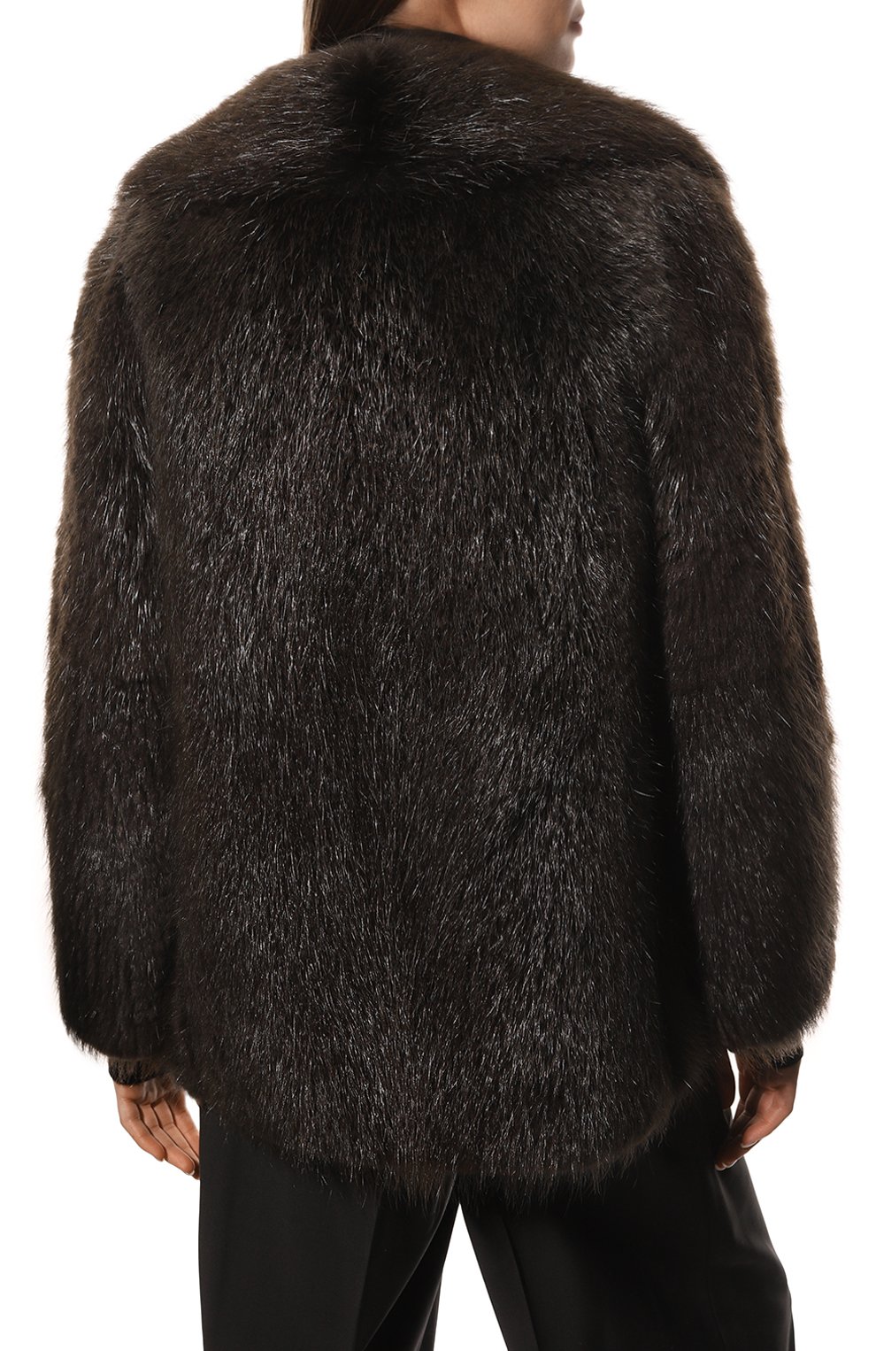 Шуба из меха бобра COLOR TEMPERATURE, арт. Боб-6/504, фото 4