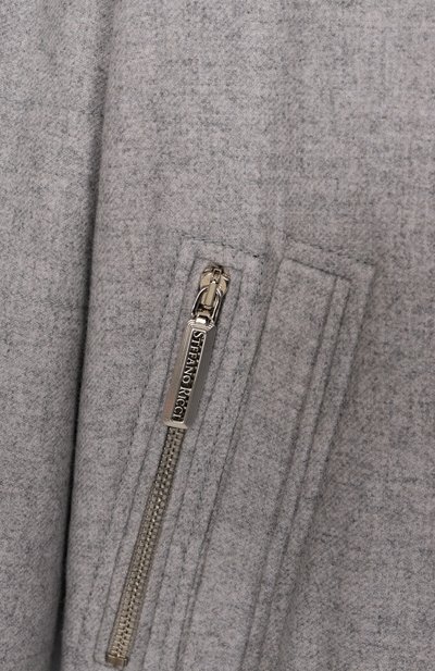 Бомбер STEFANO RICCI JUNIOR серого цвета по цене 360500 руб., арт. Y7J2300130/CPA01M, фото 3 Бомбер STEFANO RICCI JUNIOR, арт. Y7J2300130/CPA01M, фото 3