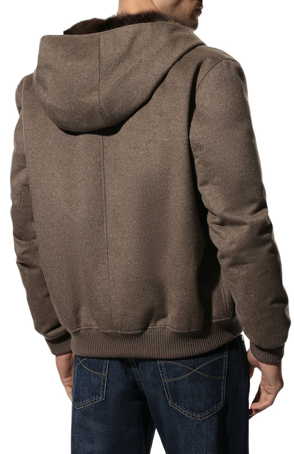 Бомбер с подкладкой из соболя и ласки ANDREA CAMPAGNA, арт. 10400H9FN6951, фото 4