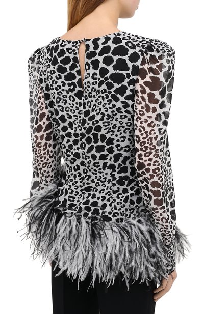 Шелковый топ ALESSANDRA RICH, арт. FAB2283-F2975, фото 4