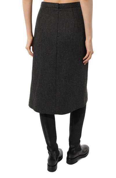Шерстяная юбка DRIES VAN NOTEN, арт. 232-010809-7245, фото 4