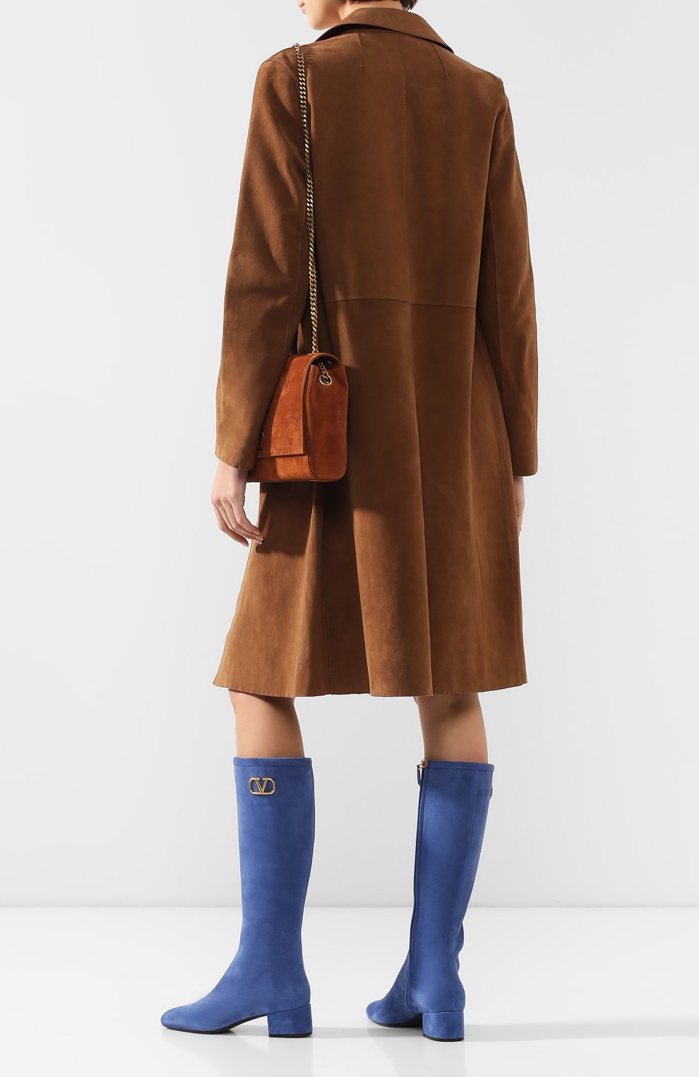 Замшевые сапоги vlogo VALENTINO, арт. TW2S0V35/VUR, фото 2