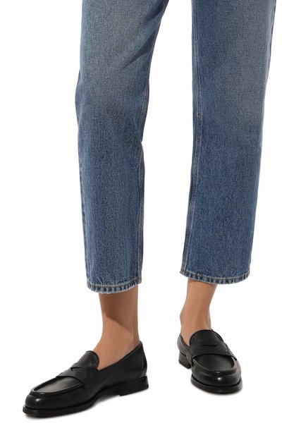 Кожаные пенни-лоферы SANTONI, арт. WUQG59462BJ2NBCK, фото 3