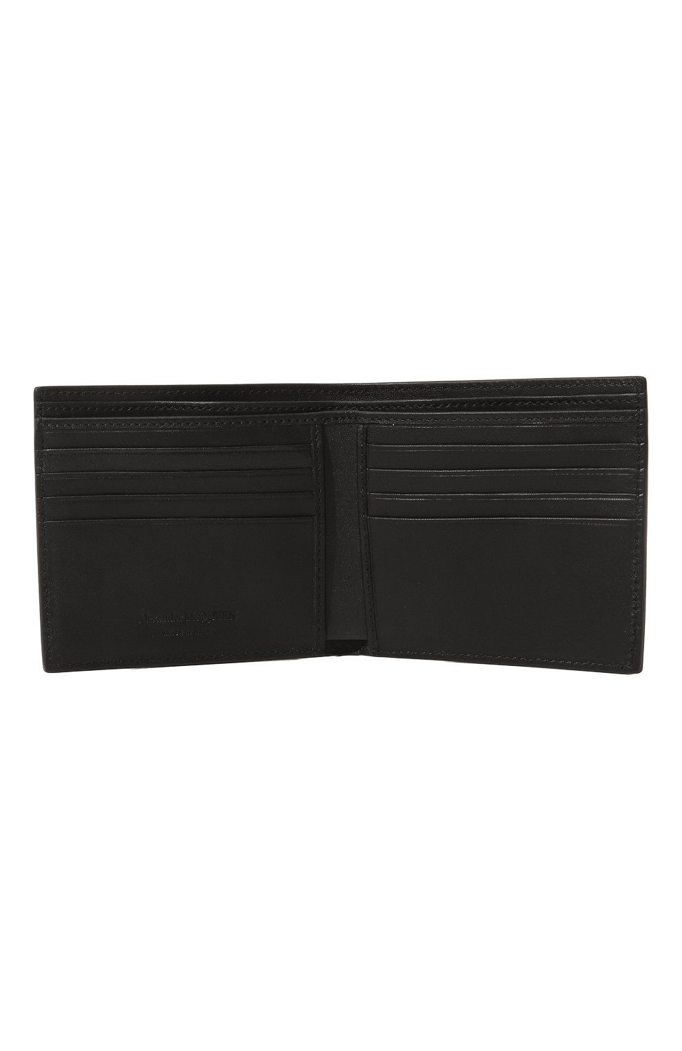 Кожаное портмоне ALEXANDER MCQUEEN черного цвета по цене 33950 руб., арт. 602137/1AAAN1000, фото 3 Кожаное портмоне ALEXANDER MCQUEEN, арт. 602137/1AAAN1000, фото 3