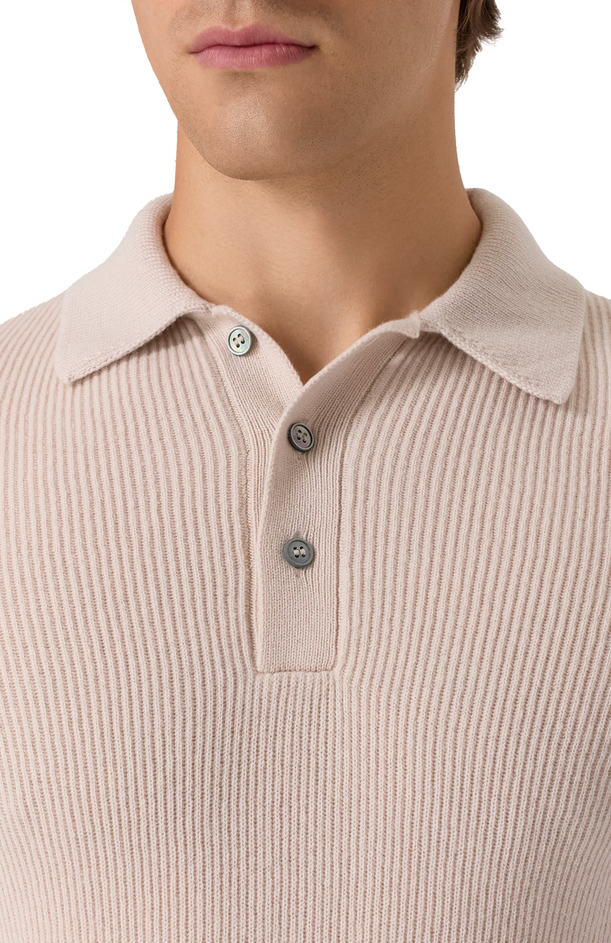 Поло из шерсти и кашемира GRAN SASSO, арт. 57161/19679, фото 5