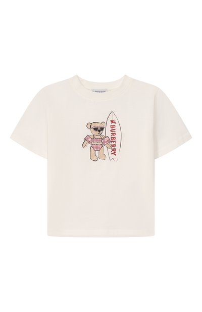 Хлопковая футболка BURBERRY, арт. 8121278