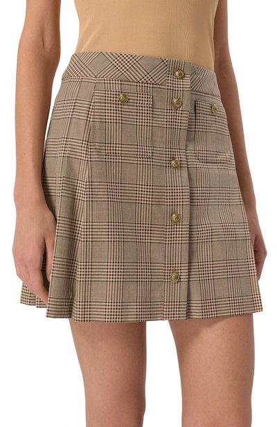 Юбка из хлопка и шерсти THE KOOPLES, арт. FJUP30030K, фото 5