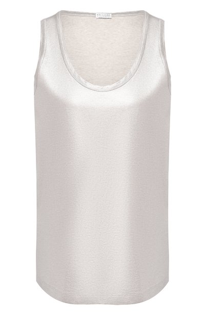 Женский хлопковый топ BRUNELLO CUCINELLI, арт. MH909D8510