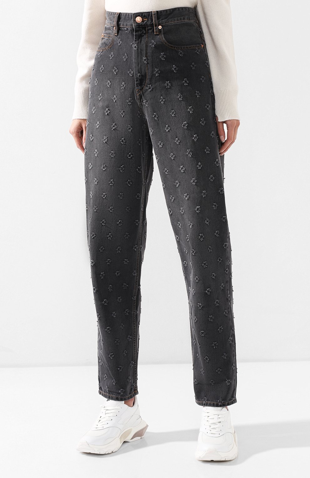 Джинсы с потертостями ISABEL MARANT ETOILE, арт. PA1079-19P012E/L0RNY, фото 3