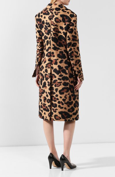 Пальто с принтом BOTTEGA VENETA леопардового цвета по цене 422500 руб., арт. 589685/VKCK0, фото 4 Пальто с принтом BOTTEGA VENETA, арт. 589685/VKCK0, фото 4