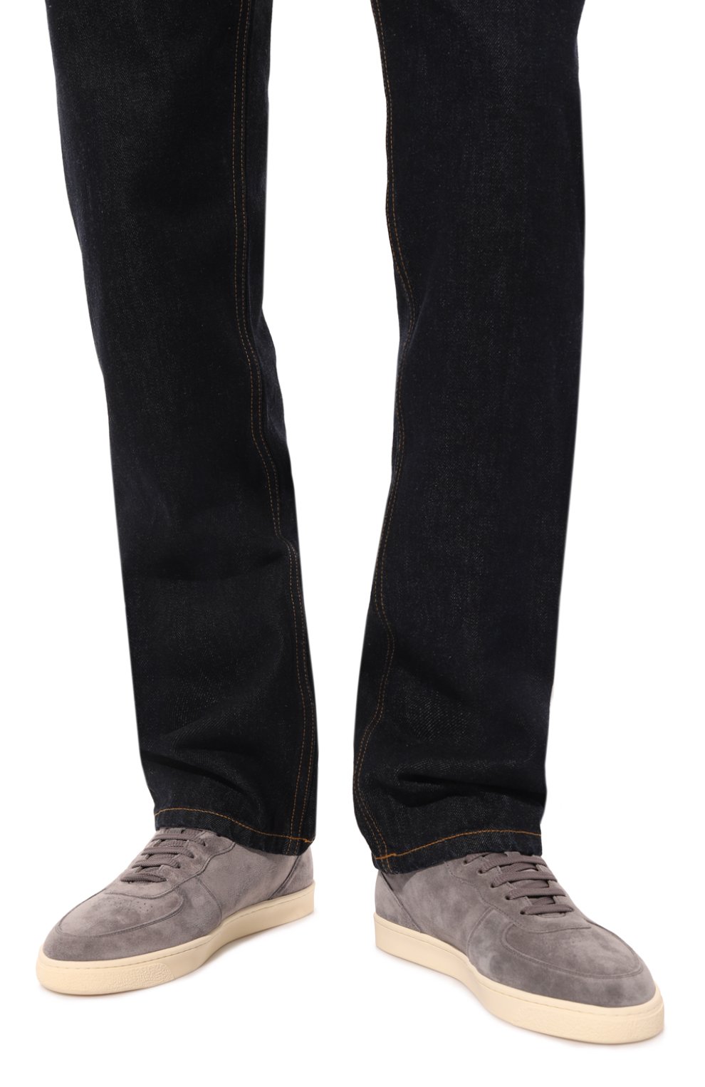 Замшевые кеды BRUNELLO CUCINELLI, арт. MZUSIB2057, фото 3