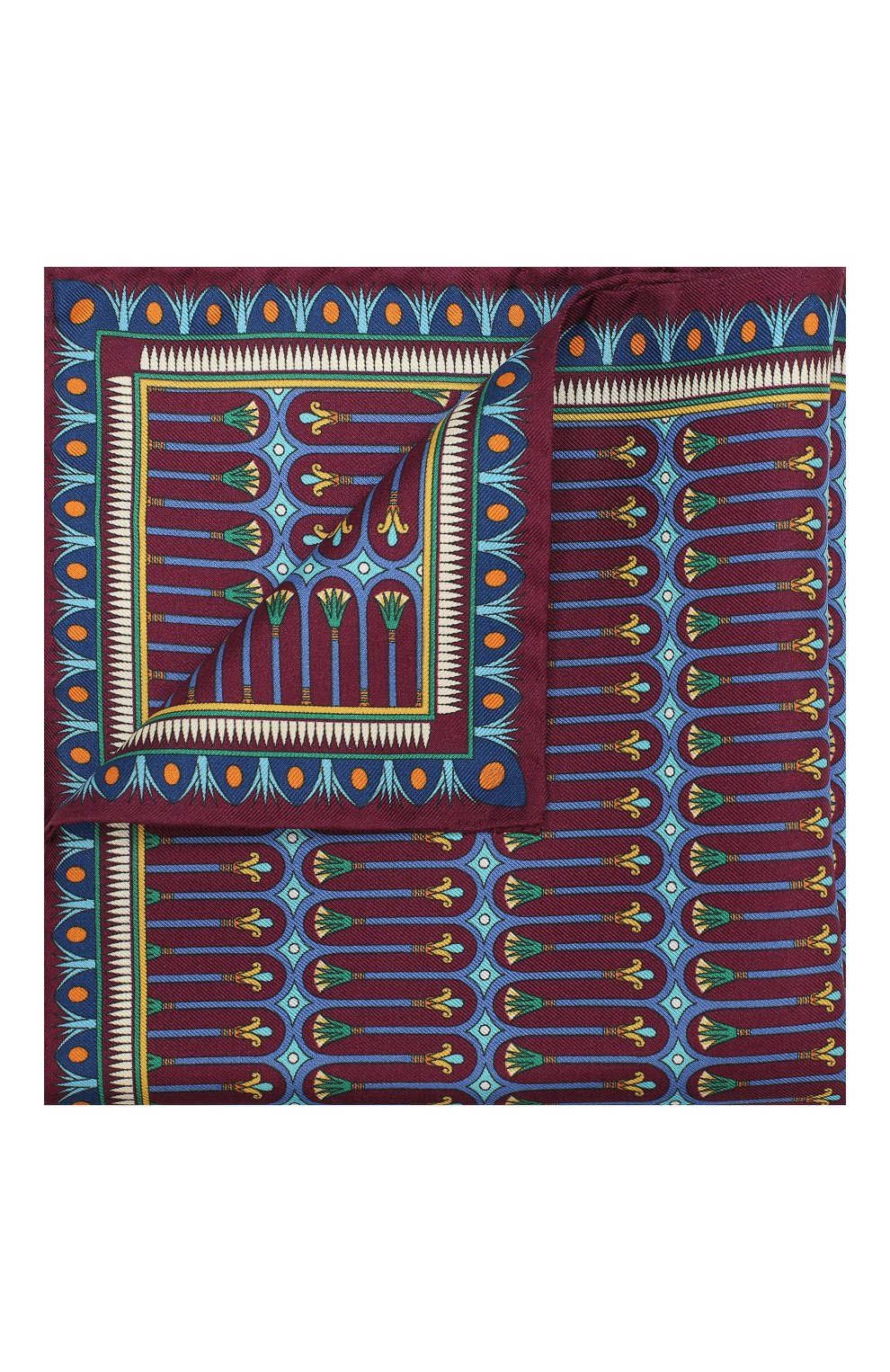 Шелковый платок ETON бордового цвета по цене 5855 руб., арт. A000 31944, фото 1 Шелковый платок ETON, арт. A000 31944, фото 1