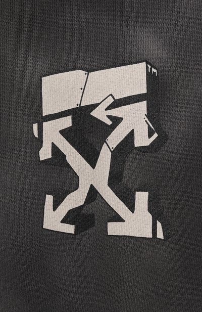 Хлопковая толстовка OFF-WHITE, арт. 0BBE001F25FLE003/4-12, фото 3
