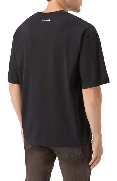 Хлопковая футболка DSQUARED2, арт. S74GD1479/D20033, фото 4