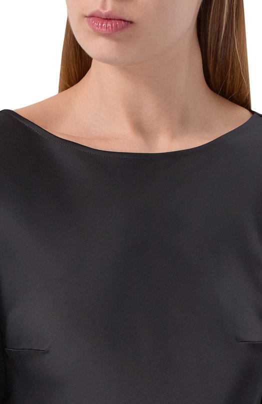 Атласное платье HUGO 50552970 Чёрный  50552970 Фото 4