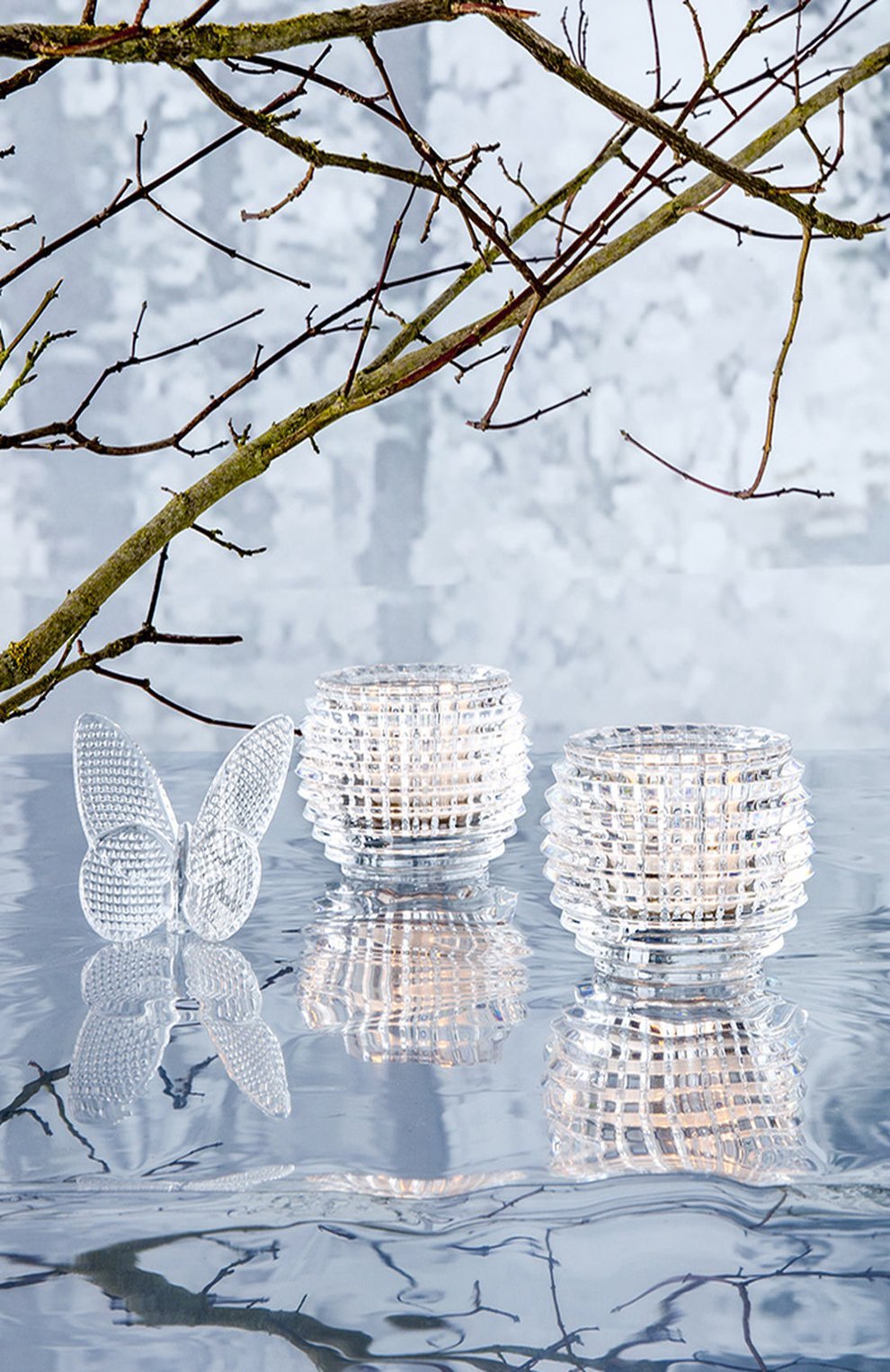 Набор из 2-х подсвечников eye BACCARAT прозрачного цвета по цене 66900 руб., арт. 2 810 638, фото 2 Набор из 2-х подсвечников eye BACCARAT, арт. 2 810 638, фото 2