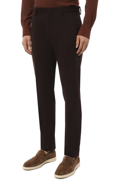 Хлопковые брюки ZEGNA, арт. UCI14A6/TR14, фото 3