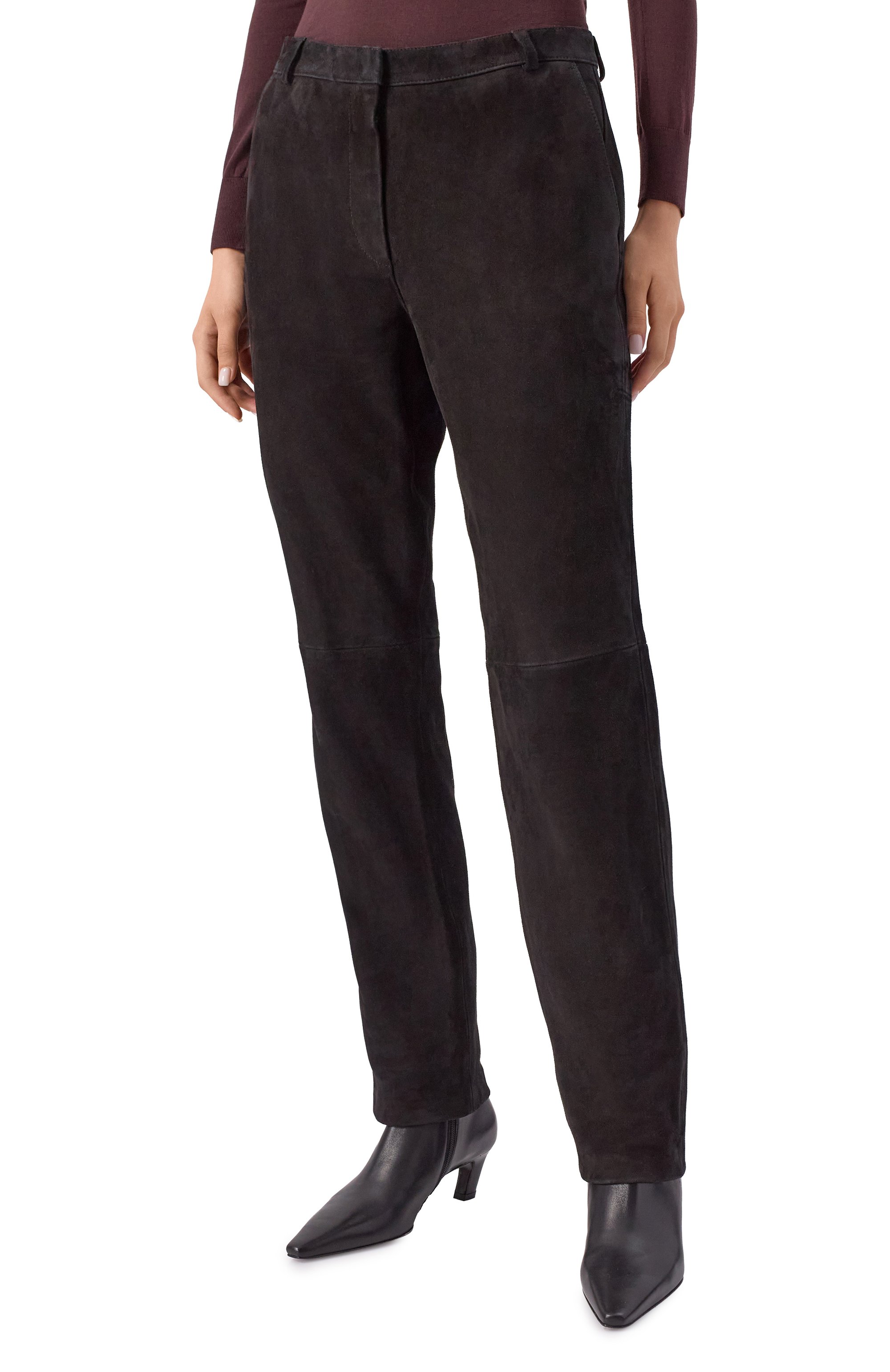 Замшевые брюки 12 STOREEZ, арт. 127841, фото 3