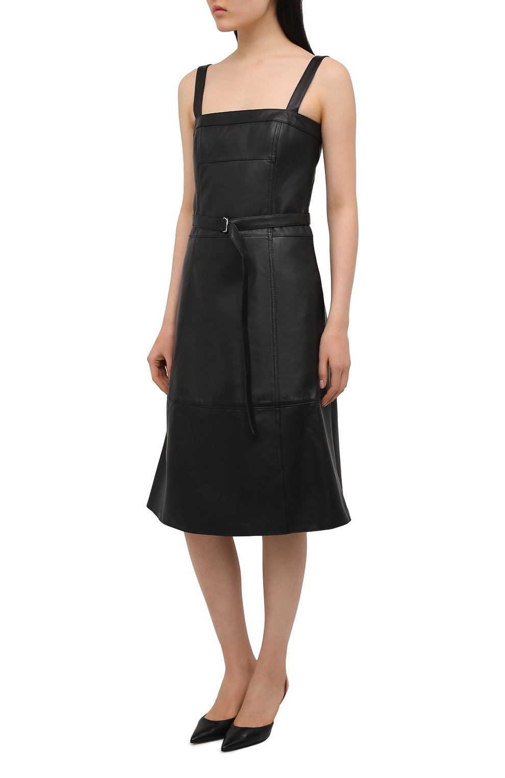 Кожаное платье PROENZA SCHOULER WHITE LABEL, арт. WL2123159-LR184, фото 3