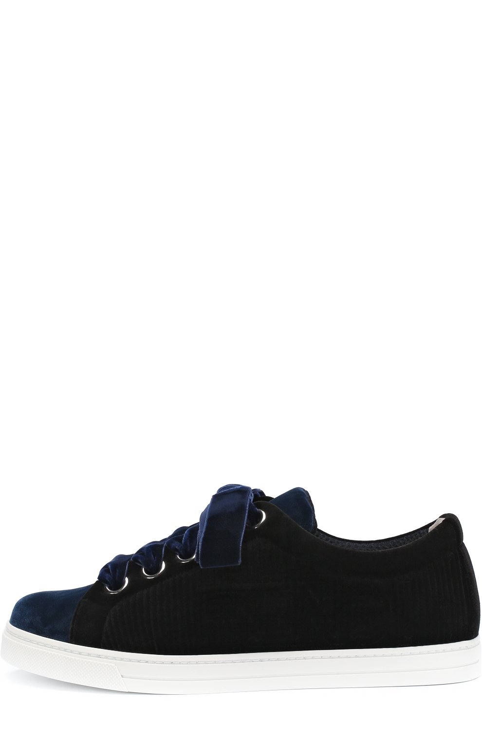 Текстильные кеды stripy с логотипом бренда на шнуровке FENDI, арт. 8E6664 A0UQ, фото 3