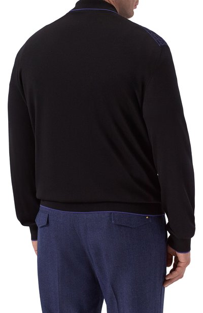 Поло из шерсти и шелка STEFANO RICCI, арт. KE06013P30/E25403, фото 4