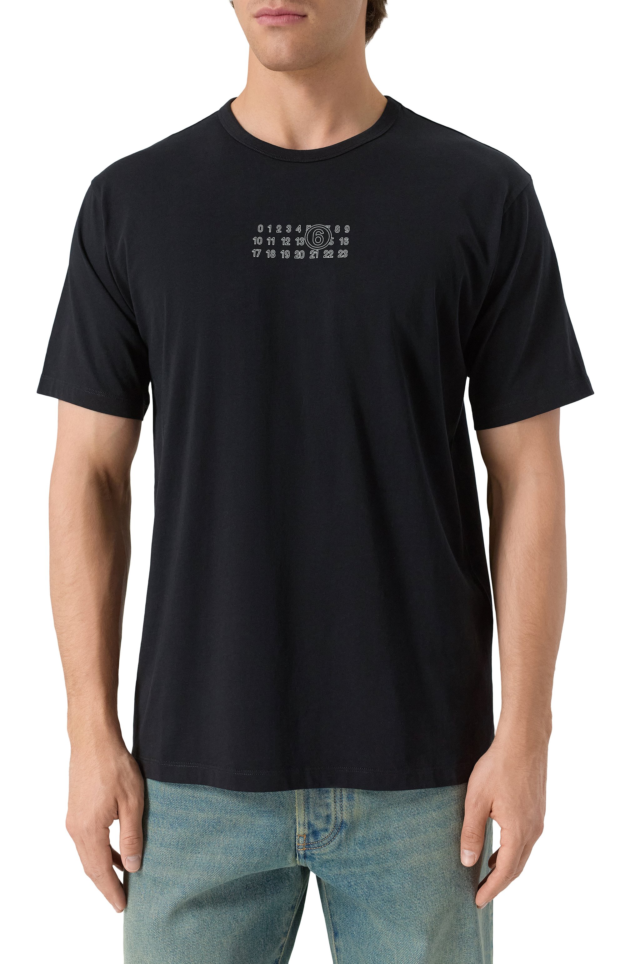 Хлопковая футболка MM6, арт. SH0GC0057/S24312, фото 3