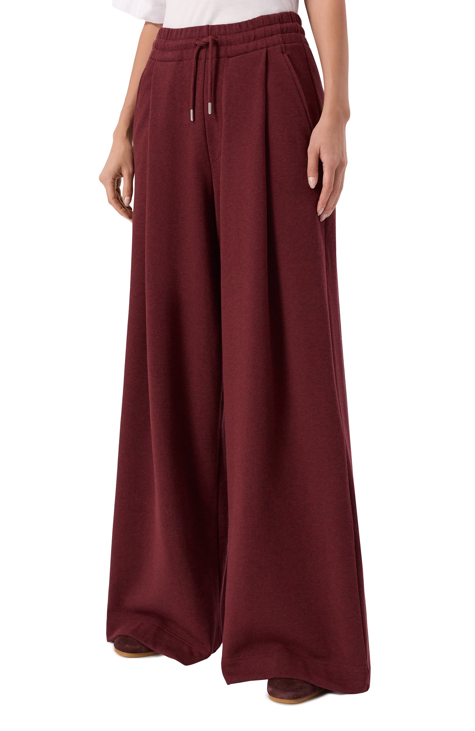Хлопковые брюки DRIES VAN NOTEN бордового цвета по цене 63700 руб., арт. 131108/4612, фото 3 Хлопковые брюки DRIES VAN NOTEN, арт. 131108/4612, фото 3