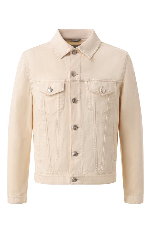 Джинсовая куртка Brunello Cucinelli M277P6910 Кремовый M277P6910