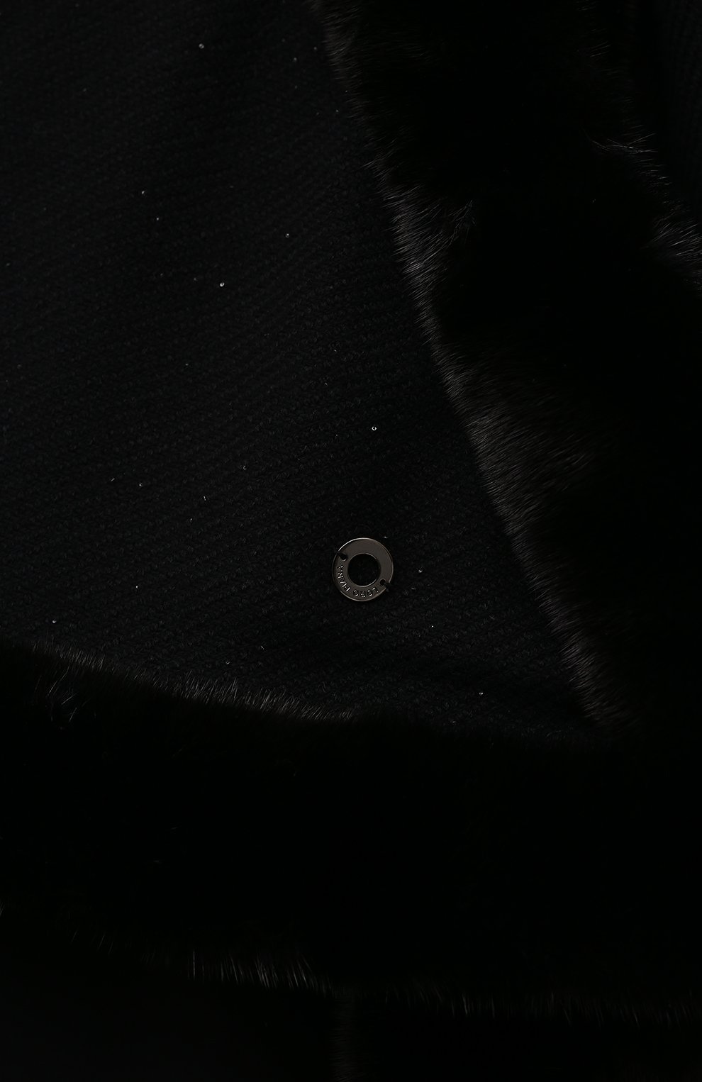 Кашемировая накидка LORO PIANA черного цвета по цене 1300000 руб., арт. FAL4632, фото 5 Кашемировая накидка LORO PIANA, арт. FAL4632, фото 5